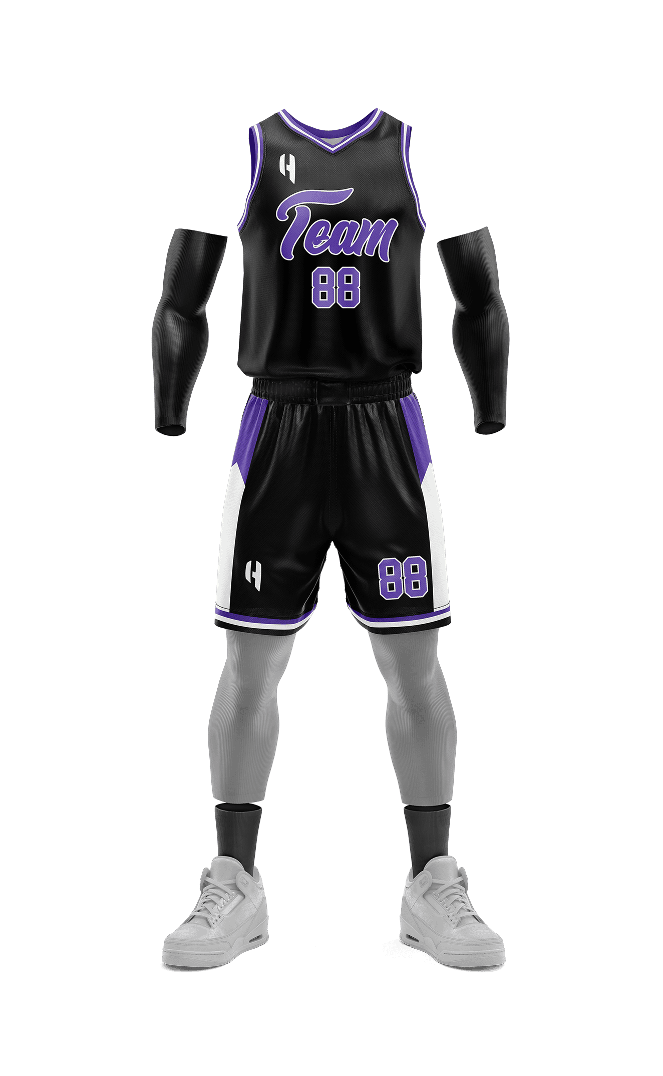 Custom Basketball Jersey and Shorts Set with Personalized Player Name HOUSE OF SCREENS