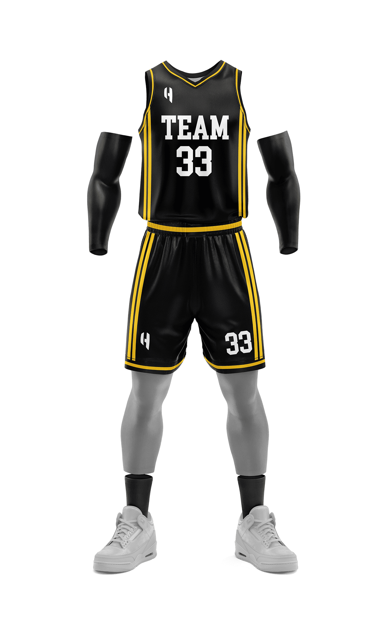 Custom Basketball Jersey and Shorts Set with Personalized Player Name, Number, and Team Name | HX192BS | Customize This!