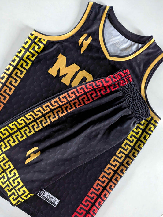 Custom Basketball Jersey and Shorts Set with Personalized Player Name, Number, and Team Name | HX329BS | Customize This!