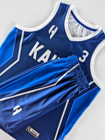 Custom KIDS Basketball Jersey and Shorts Set with Personalized Player Name, Number, and Team Name | HX357BS | Customize This!