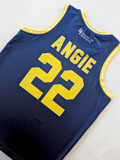 Custom KIDS Basketball Jersey and Shorts Set with Personalized Player Name, Number, and Team Name | HX378BS | Customize This!