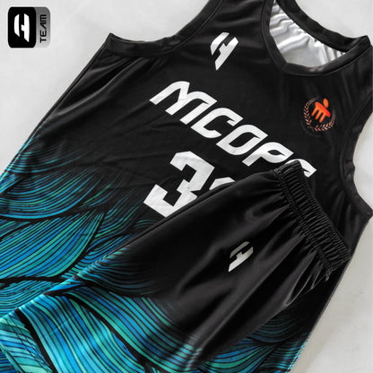 Custom Basketball Jersey and Shorts Set with Personalized Player Name, Number, and Team Name | HX127BS | Customize This!