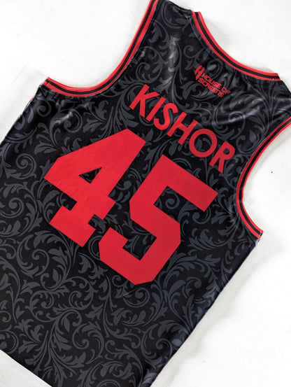 Custom KIDS Basketball Jersey and Shorts Set with Personalized Player Name, Number, and Team Name | HX355BS | Customize This!