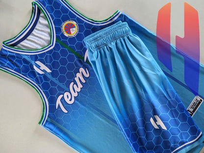 Custom KIDS Basketball Jersey and Shorts Set with Personalized Player Name, Number, and Team Name | HX234BS | Customize This!