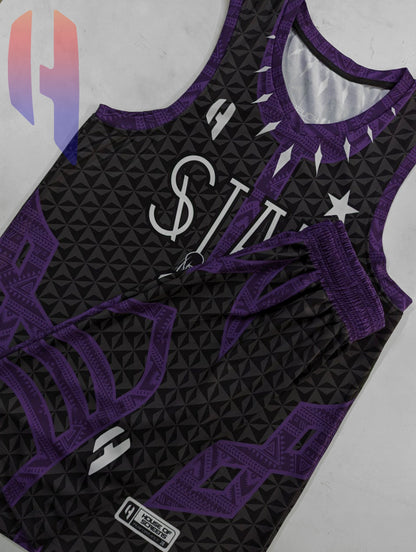 Custom Basketball Jersey and Shorts Set with Personalized Player Name, Number, and Team Name | HX281BS | Customize This!