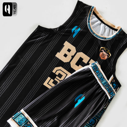 Custom Basketball Jersey and Shorts Set with Personalized Player Name, Number, and Team Name | HX307BS | Customize This!