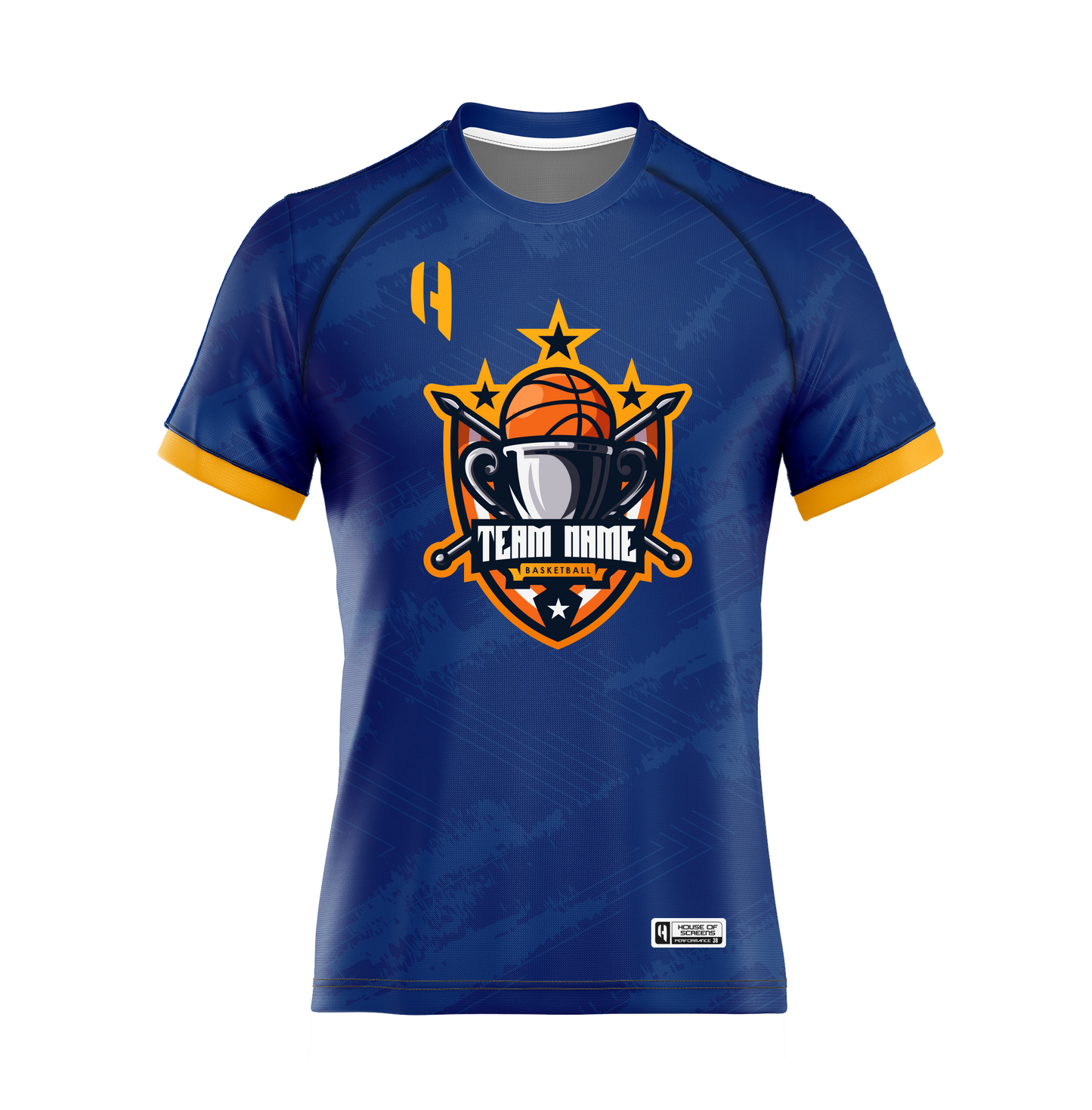 Custom Basketball Team Polyester T-shirt | HX01CBT | Basketball Team Graphic