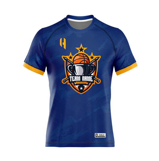 Custom Basketball Team Polyester T-shirt | HX01CBT | Basketball Team Graphic