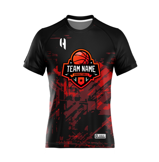 Custom Basketball Team Polyester T-shirt | HX02CBT | Basketball Team Graphic