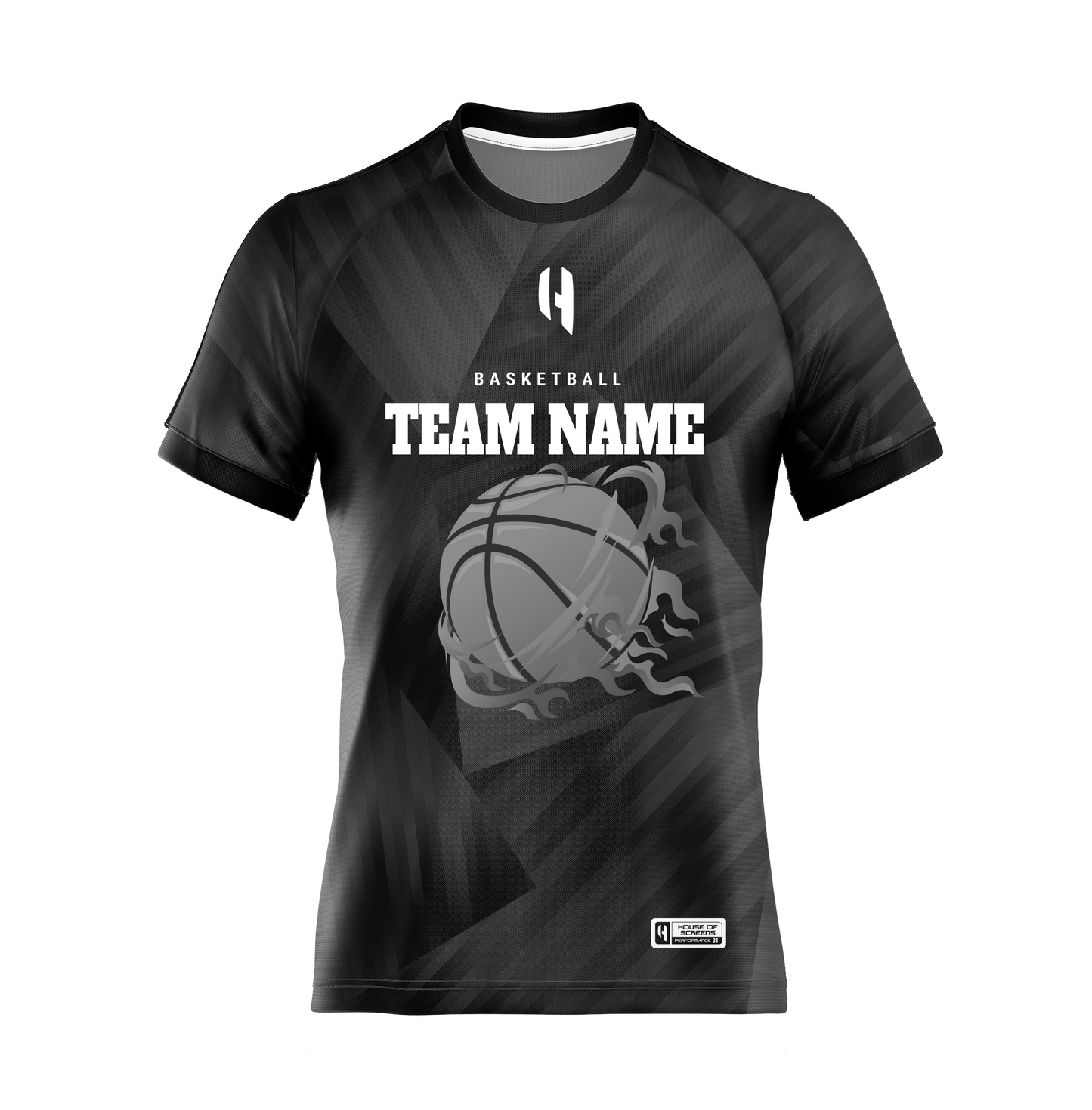 Custom Basketball Team Polyester T-shirt | HX07CBT | Basketball Team Graphic