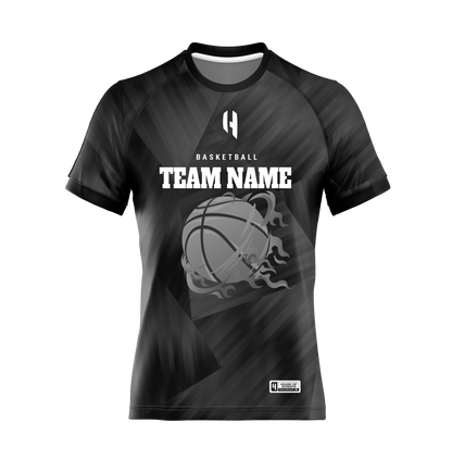 Custom Basketball Team Polyester T-shirt | HX07CBT | Basketball Team Graphic