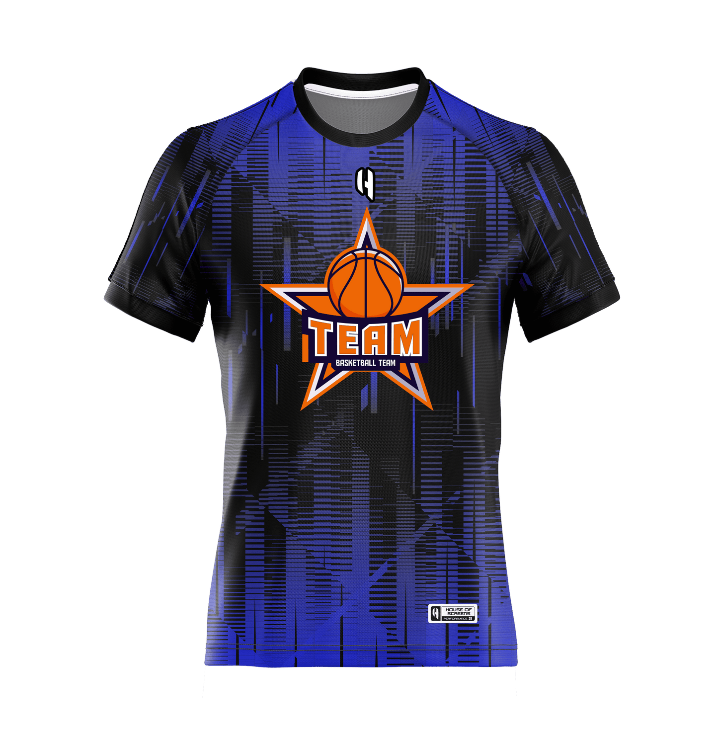 Custom Basketball Team Polyester T-shirt | HX10CBT | Basketball Team Graphic