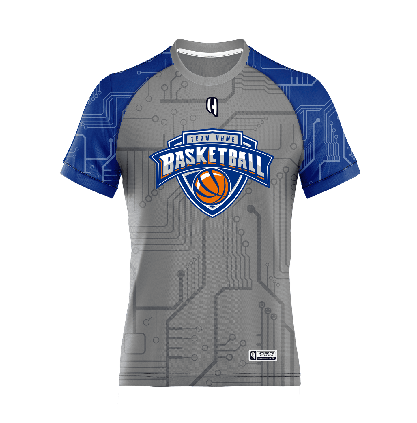 Custom Basketball Team Polyester T-shirt | HX12CBT | Basketball Team Graphic