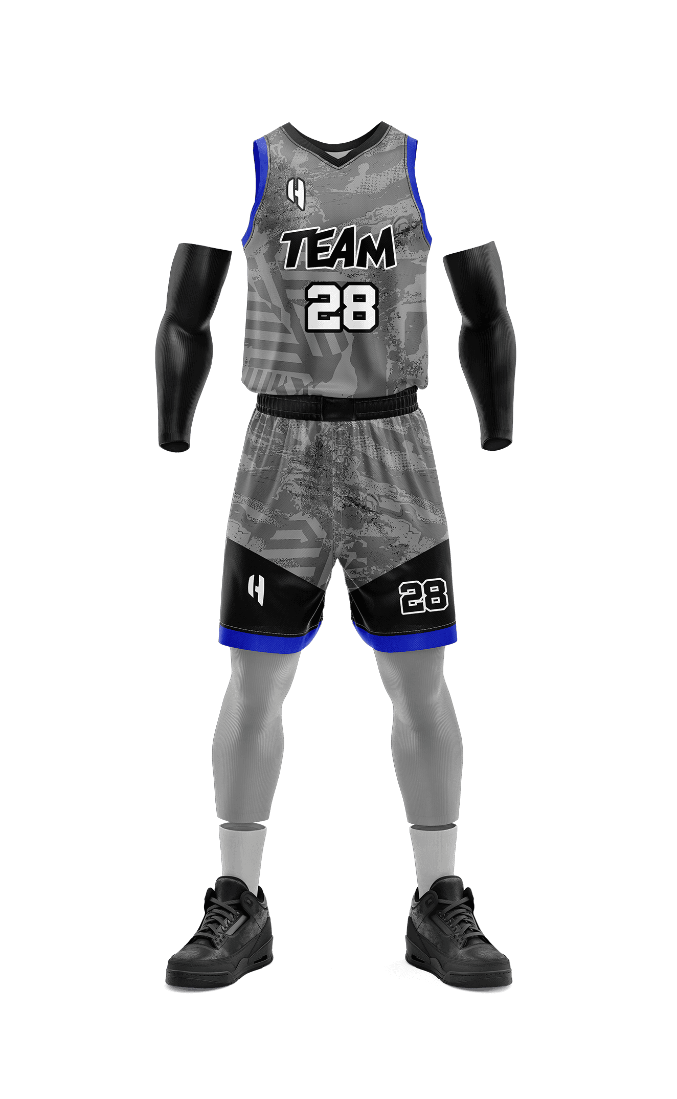 Custom Basketball Jersey and Shorts Set with Personalized Player Name, Number, and Team Name|| HX159BS | Customize This!