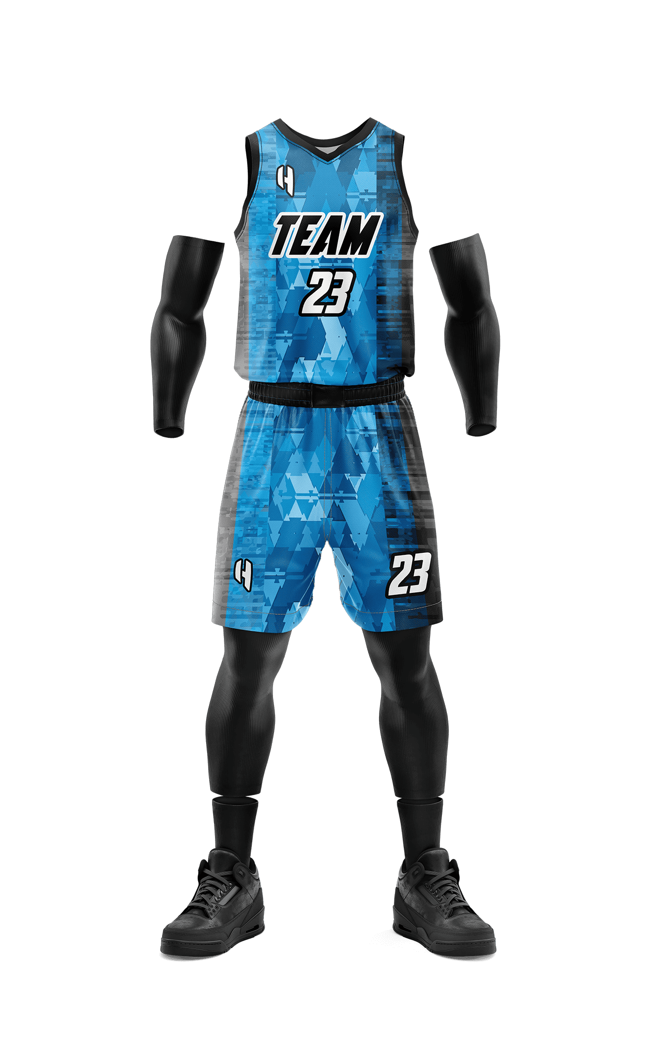 Custom Basketball Jersey and Shorts Set with Personalized Player Name, Number, and Team Name| | HX164BS | Customize This!