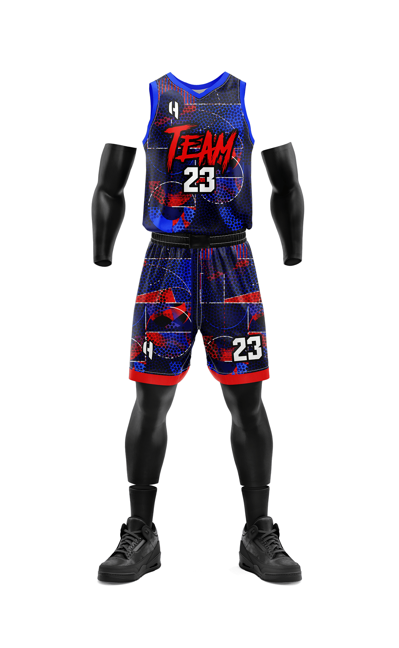 Custom Basketball Jersey and Shorts Set with Personalized Player Name, Number, and Team Name| | HX166BS | Customize This!