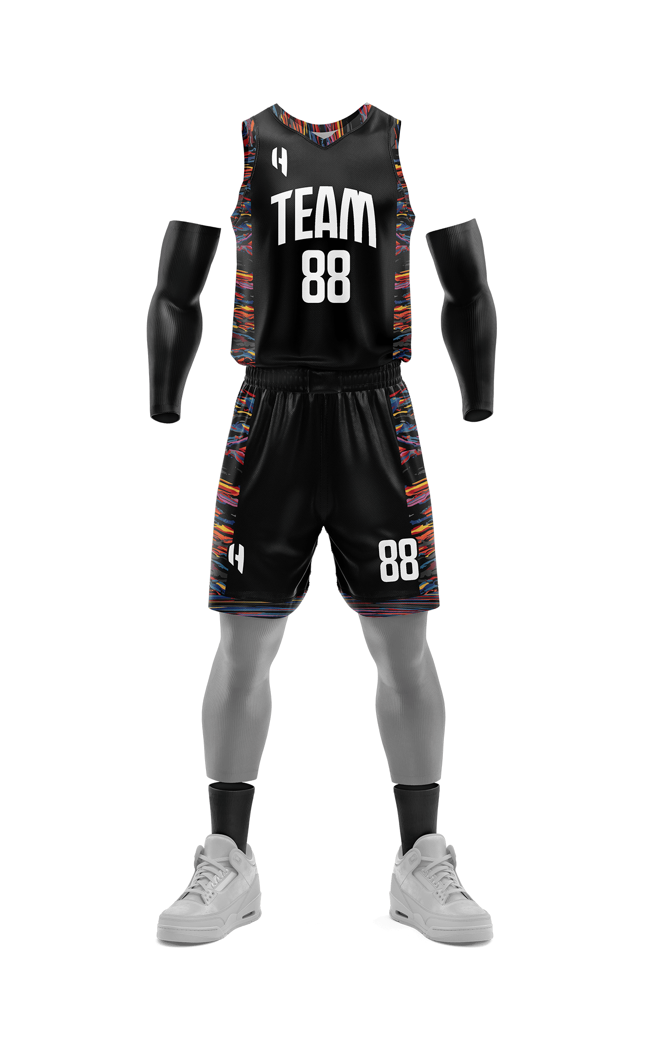 Custom Basketball Jersey and Shorts Set with Personalized Player Name, Number, and Team Name| | HX172BS | Customize This!