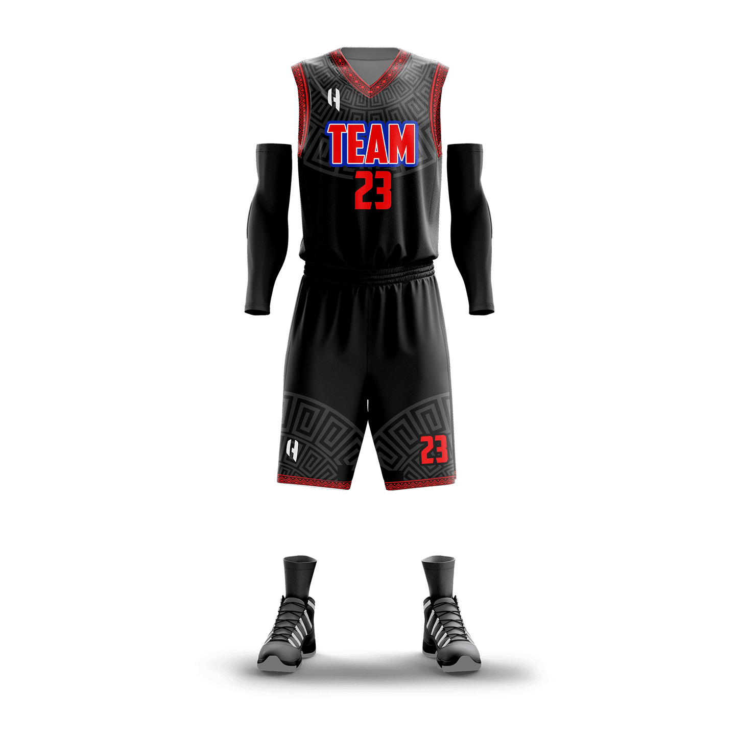 Custom KIDS Basketball Jersey and Shorts Set with Personalized Player Name, Number, and Team Name | HX175BS | Customize This!