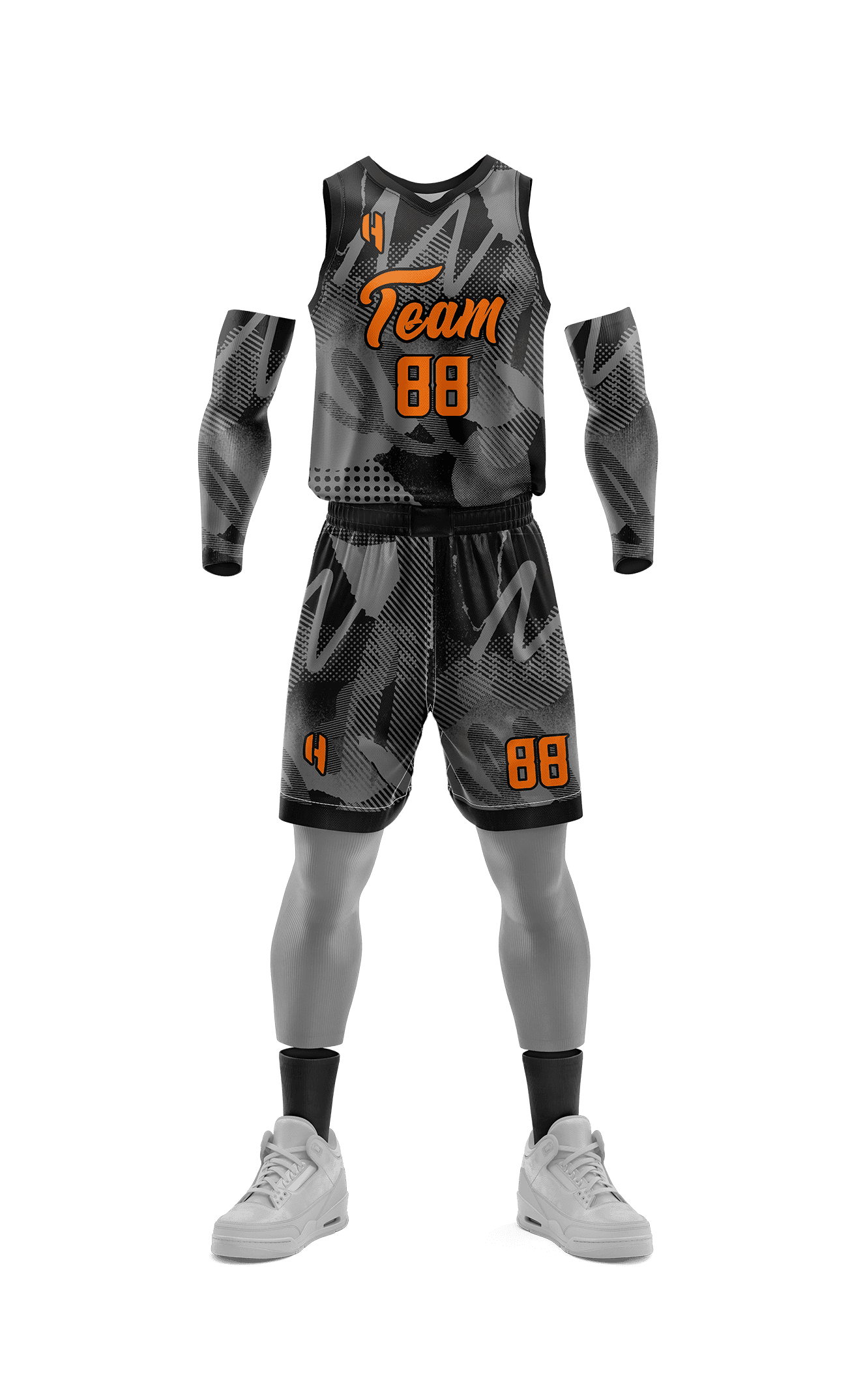 Custom Basketball Jersey and Shorts Set with Personalized Player Name, Number, and Team Name | HX179BS | Customize This!