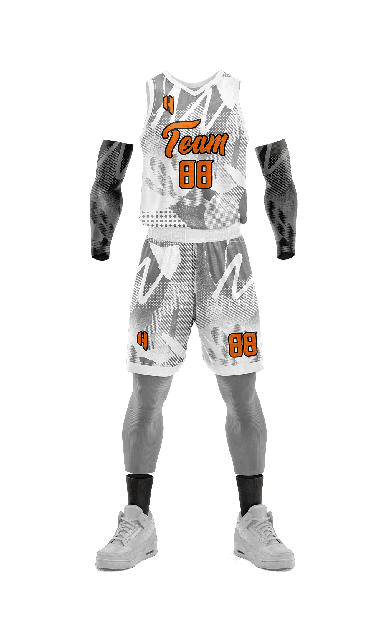 Custom Basketball Jersey and Shorts Set with Personalized Player Name, Number, and Team Name | HX180BS | Customize This!