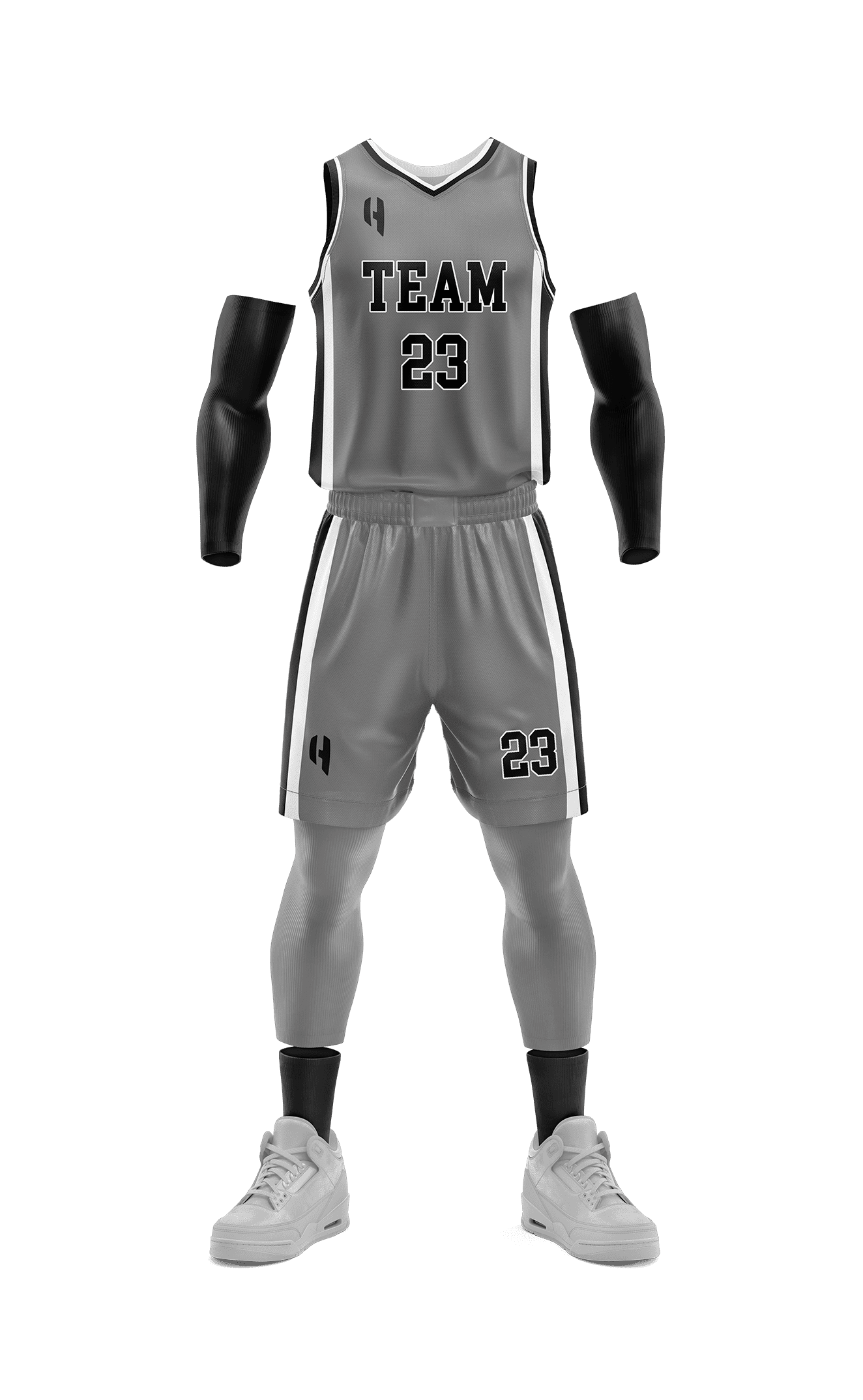 Custom Basketball Jersey and Shorts Set with Personalized Player Name, Number, and Team Name | HX183BS | Customize This!