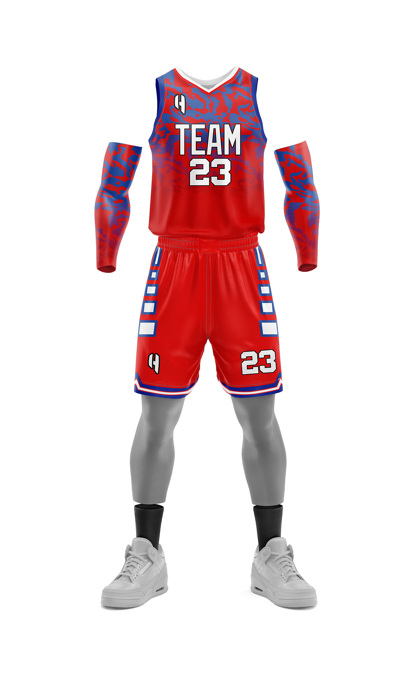 Custom Basketball Jersey and Shorts Set with Personalized Player Name, Number, and Team Name | HX184BS | Customize This!