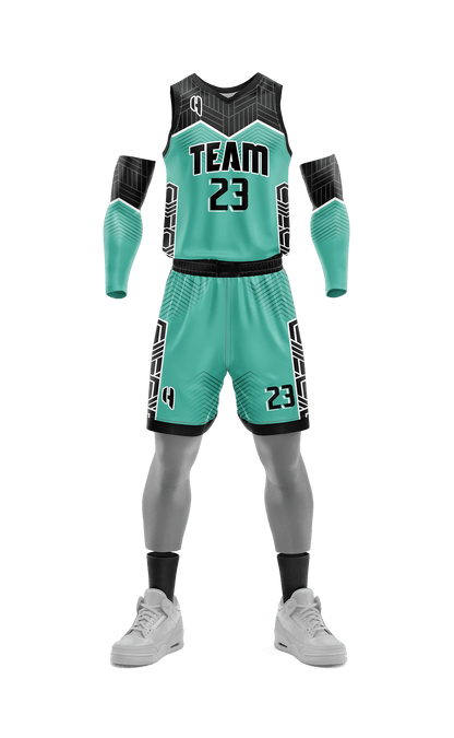 Custom Basketball Jersey and Shorts Set with Personalized Player Name, Number, and Team Name | HX186BS | Customize This!