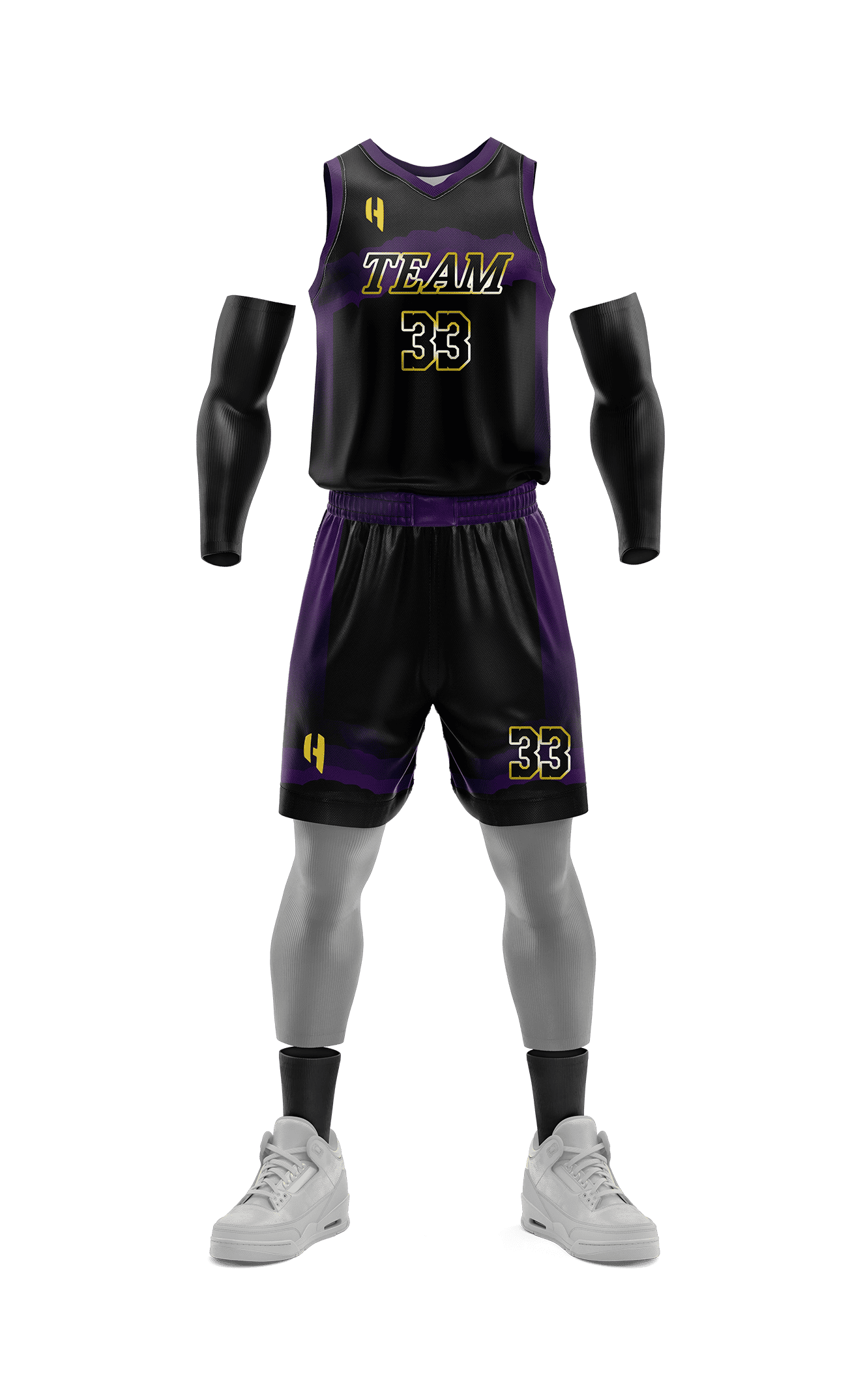 Custom Basketball Jersey and Shorts Set with Personalized Player Name, Number, and Team Name | HX187BS | Customize This!