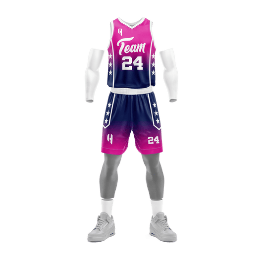 Custom Basketball Jersey and Shorts Set with Personalized Player Name, Number, and Team Name| HX189BS | Customize This!