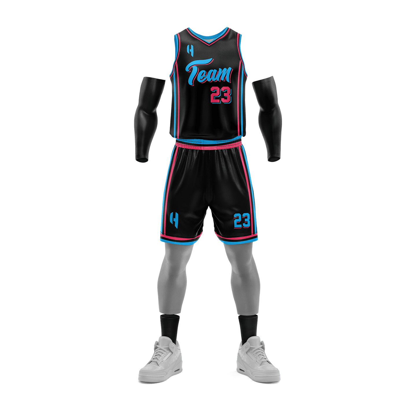 Custom Basketball Jersey and Shorts Set with Personalized Player Name, Number, and Team Name | HX198BS | Customize This!