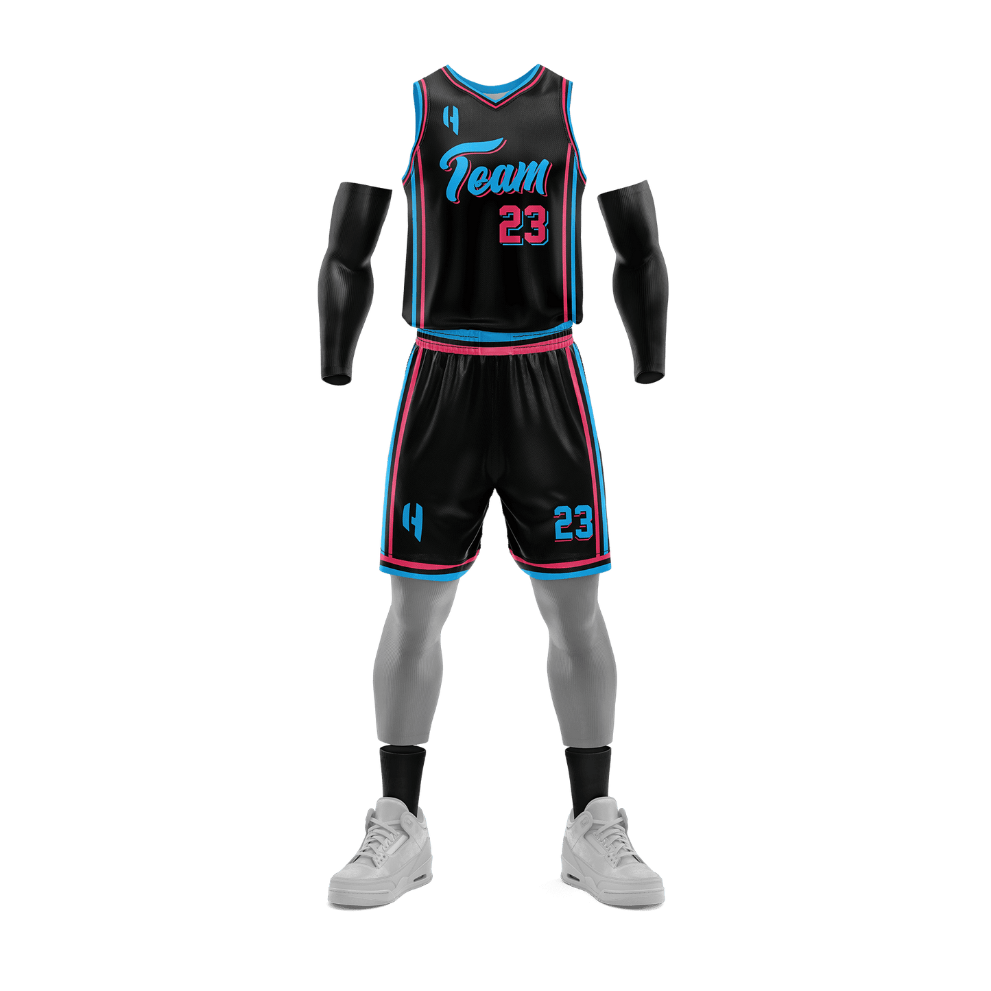 Custom KIDS Basketball Jersey and Shorts Set with Personalized Player Name, Number, and Team Name | HX198BS | Customize This!