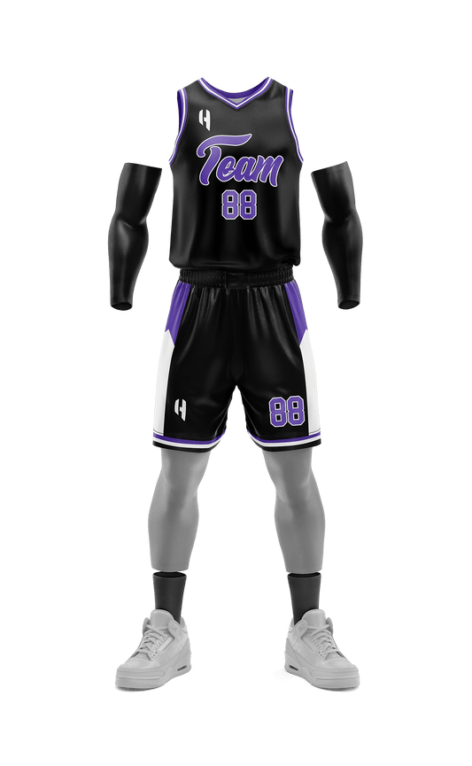 Custom Basketball Jersey and Shorts Set with Personalized Player Name, Number, and Team Name | HX199BS | Customize This!