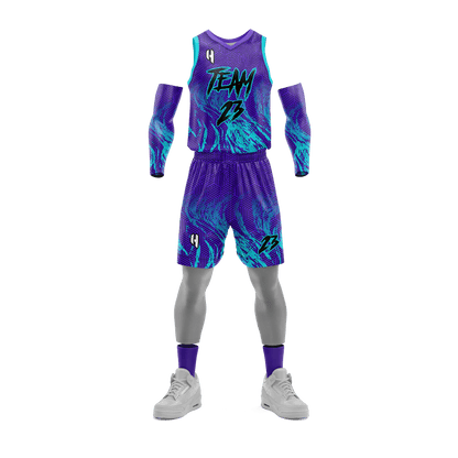 Custom Basketball Jersey and Shorts Set with Personalized Player Name, Number, and Team Name | HX200BS | Customize This!