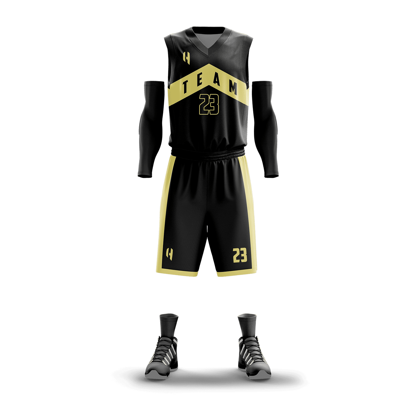 Custom Basketball Jersey and Shorts Set with Personalized Player Name, Number, and Team Name | HX209BS | Customize This!