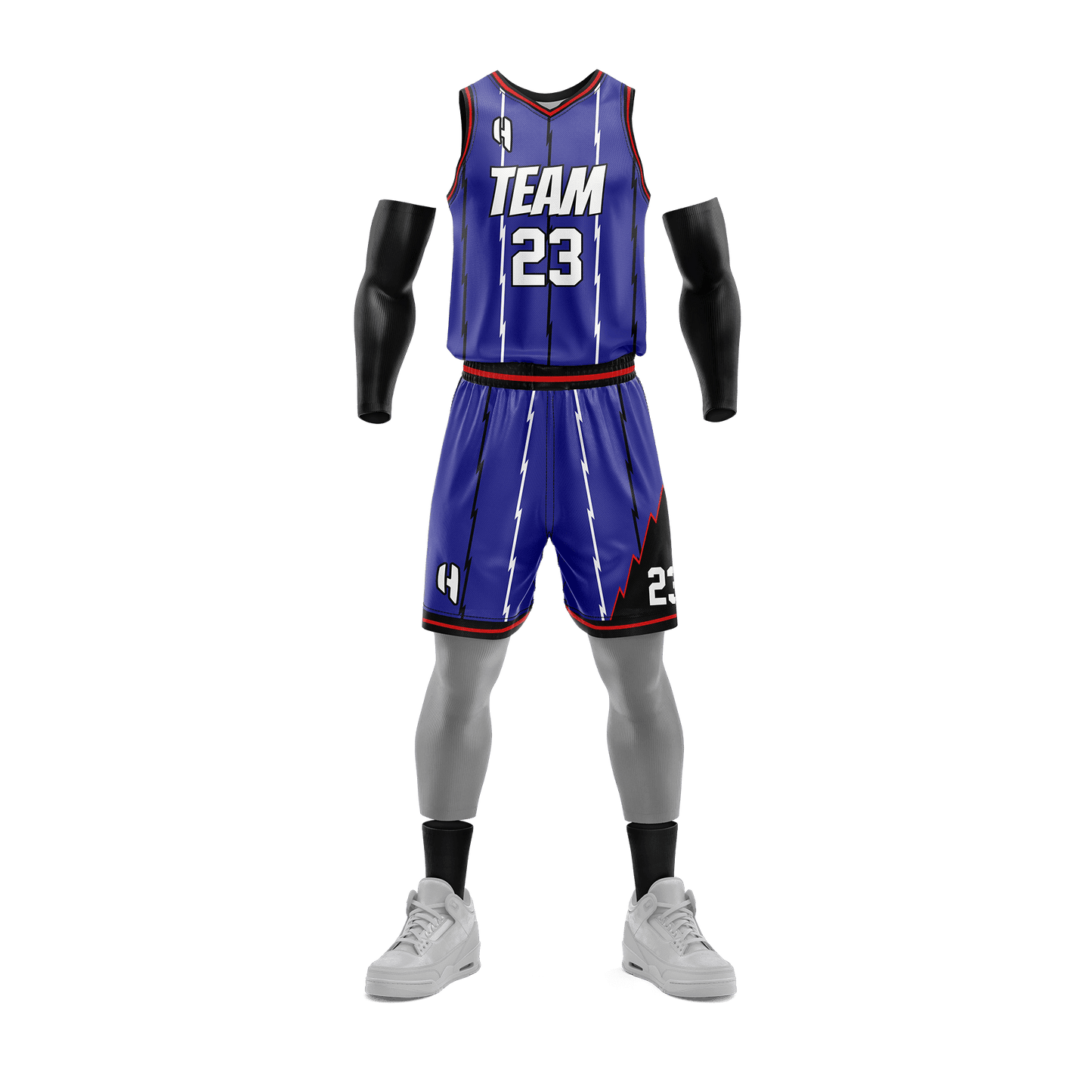 Custom Basketball Jersey and Shorts Set with Personalized Player Name, Number, and Team Name | HX211BS | Customize This!