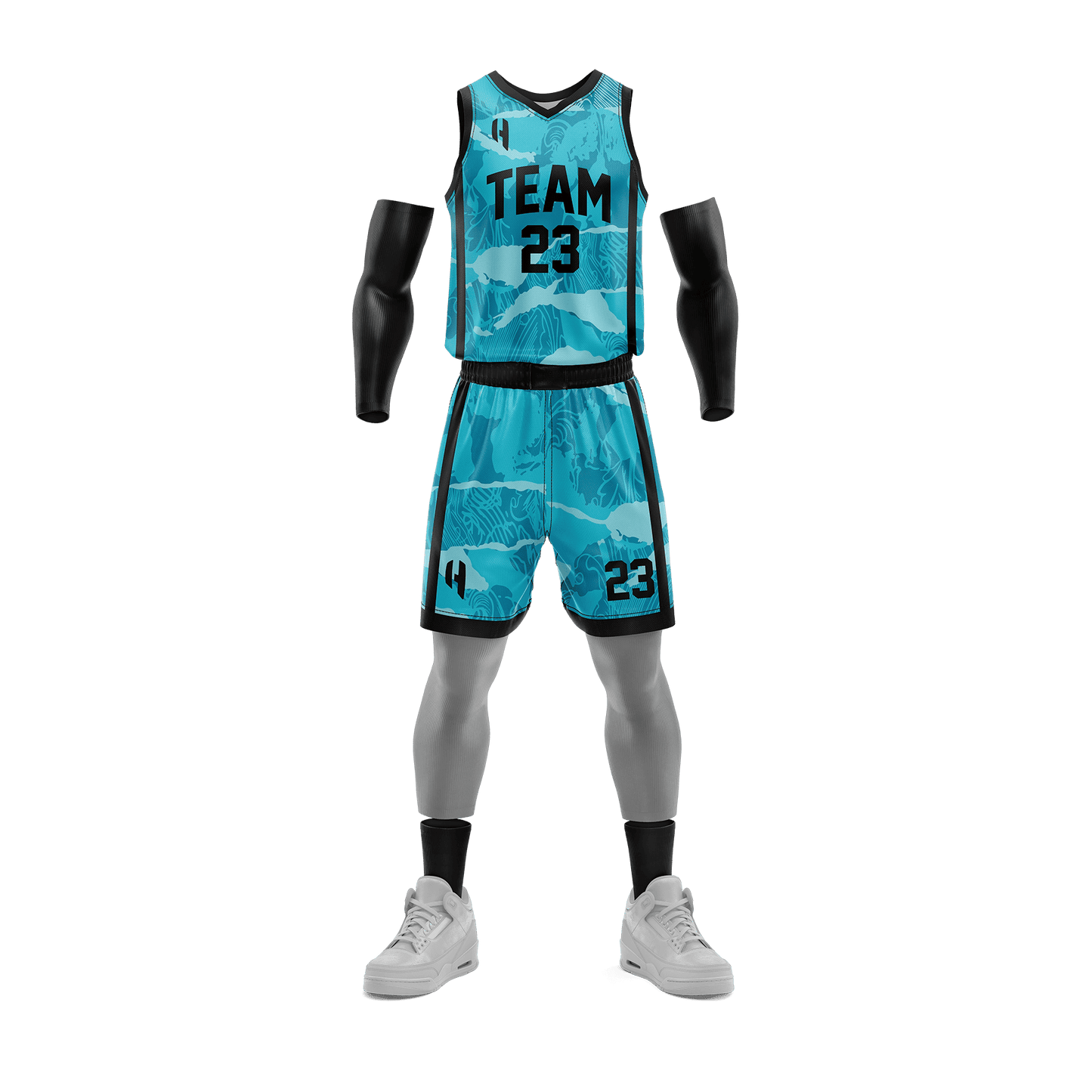 Custom Basketball Jersey and Shorts Set with Personalized Player Name, Number, and Team Name | HX213BS | Customize This!