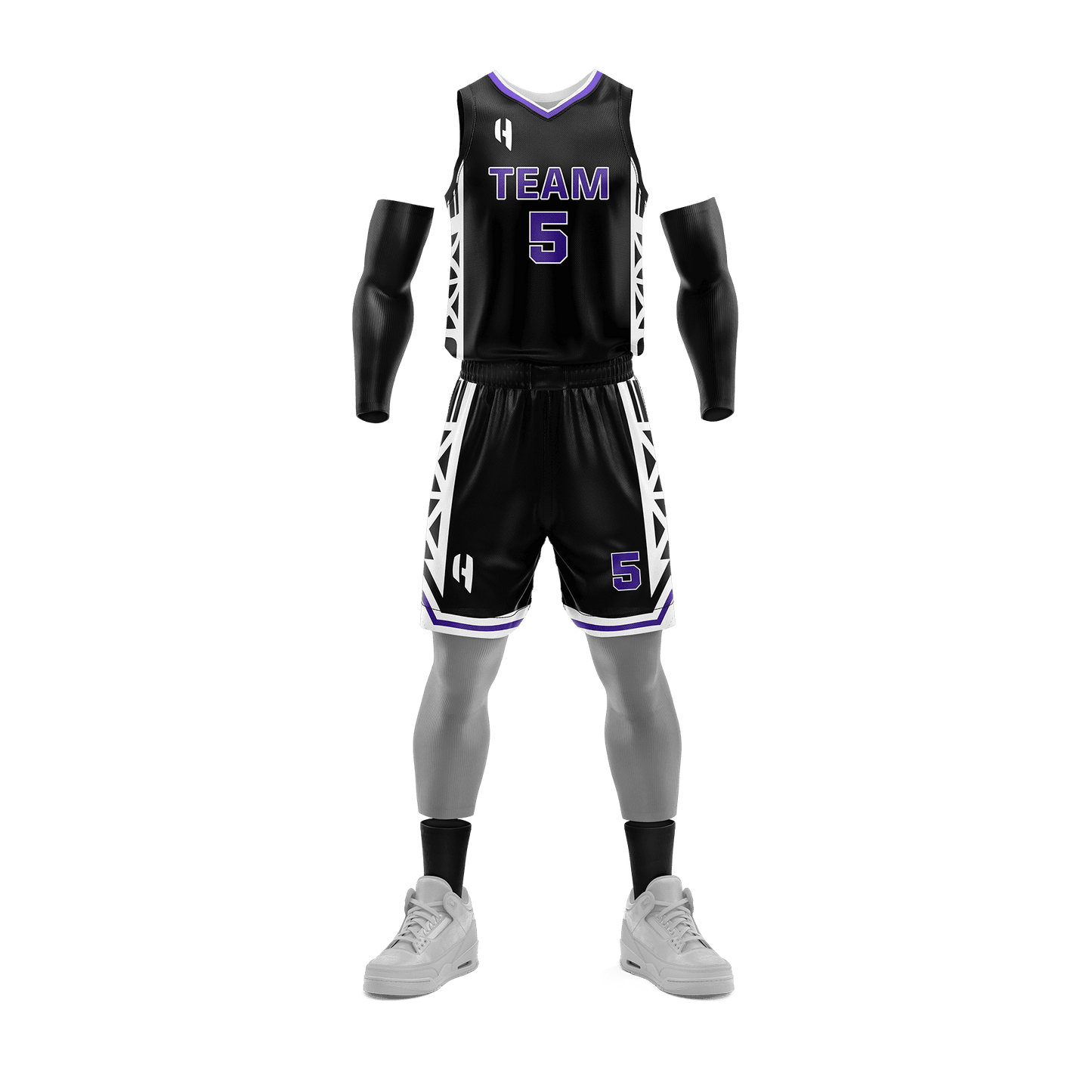 Custom Basketball Jersey and Shorts Set with Personalized Player Name, Number, and Team Name | HX216BS | Customize This!