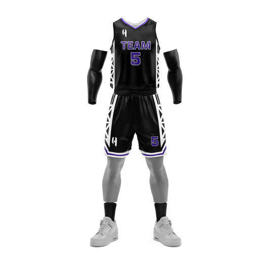 Custom Basketball Jersey and Shorts Set with Personalized Player Name, Number, and Team Name | HX216BS | Customize This!