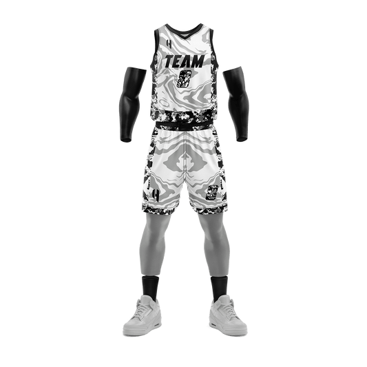 Custom KIDS Basketball Jersey and Shorts Set with Personalized Player Name, Number, and Team Name | HX217BS | Customize This!