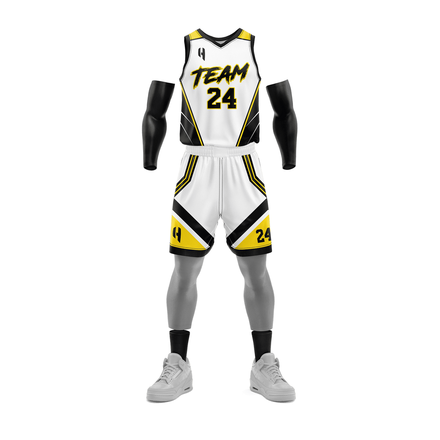 Custom Basketball Jersey and Shorts Set with Personalized Player Name, Number, and Team Name | HX219BS | Customize This!