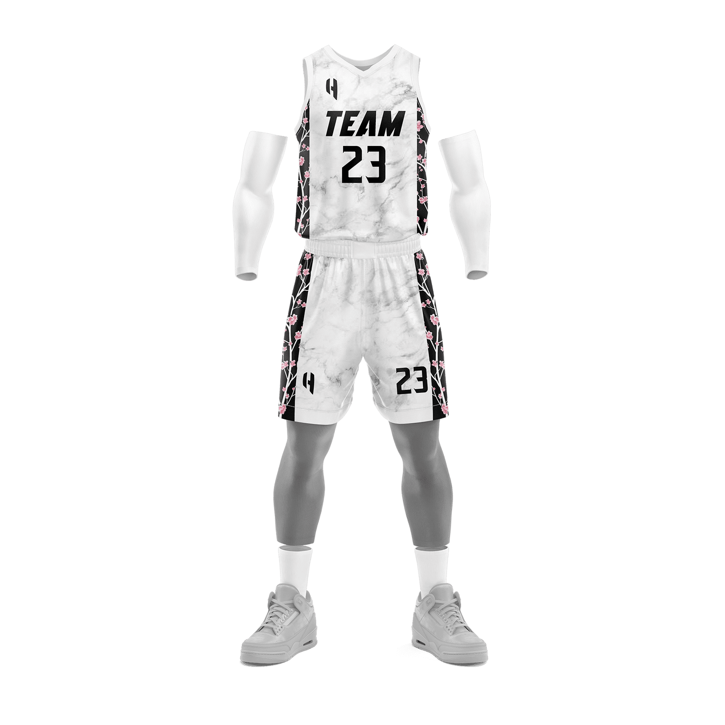 Custom Basketball Jersey and Shorts Set with Personalized Player Name, Number, and Team Name | HX223BS | Customize This!