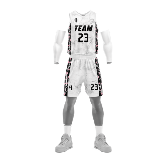 Custom KIDS Basketball Jersey and Shorts Set with Personalized Player Name, Number, and Team Name | HX223BS | Customize This!