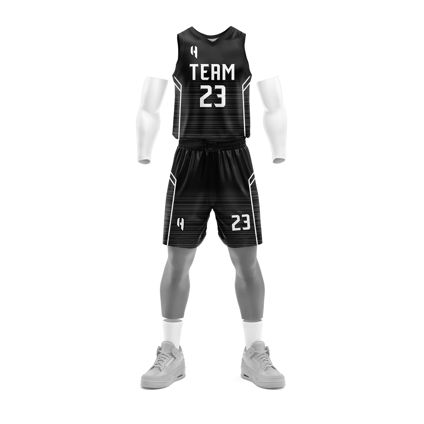 Custom Basketball Jersey and Shorts Set with Personalized Player Name, Number, and Team Name | HX224BS | Customize This!