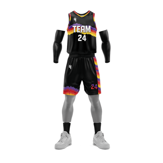 Custom Basketball Jersey and Shorts Set with Personalized Player Name, Number, and Team Name | HX226BS | Customize This!