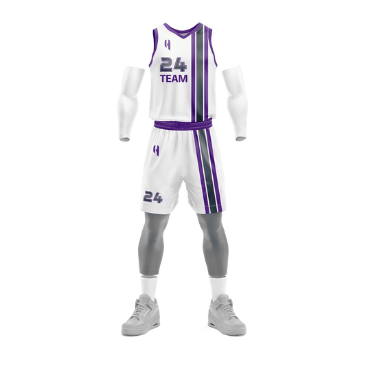 Custom KIDS Basketball Jersey and Shorts Set with Personalized Player Name, Number, and Team Name | HX227BS | Customize This!