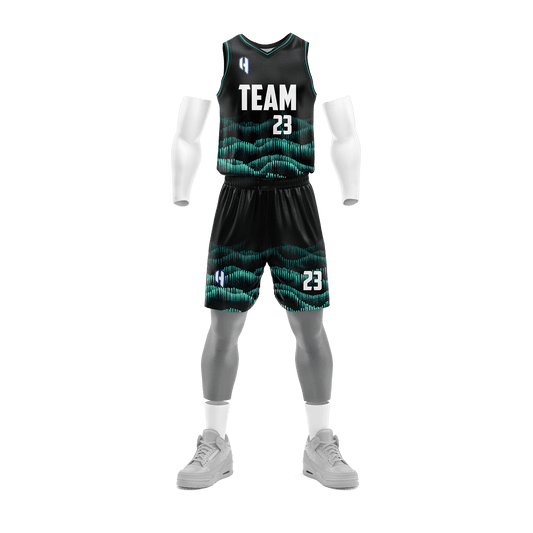 Custom Basketball Jersey and Shorts Set with Personalized Player Name, Number, and Team Name | HX229BS | Customize This!