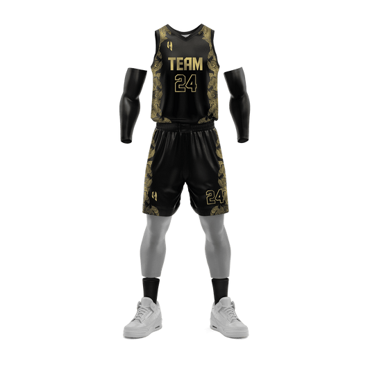 Custom Basketball Jersey and Shorts Set with Personalized Player Name, Number, and Team Name | HX232BS | Customize This!