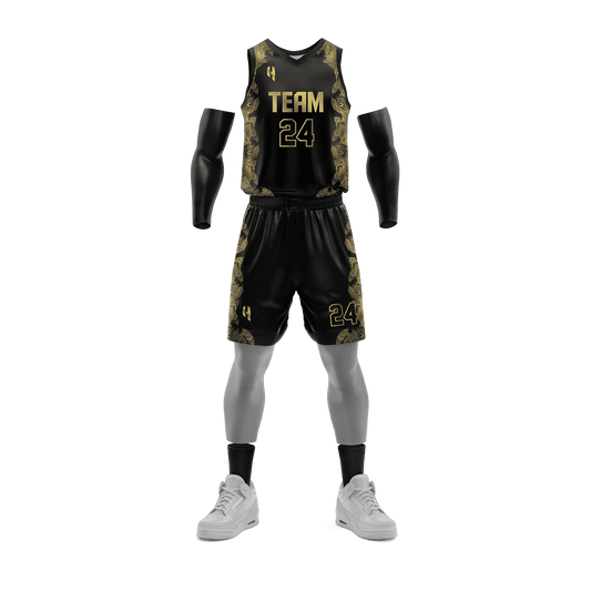 Custom KIDS Basketball Jersey and Shorts Set with Personalized Player Name, Number, and Team Name | HX232BS | Customize This!