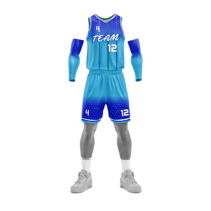 Custom Basketball Jersey and Shorts Set with Personalized Player Name, Number, and Team Name | HX234BS | Customize This!