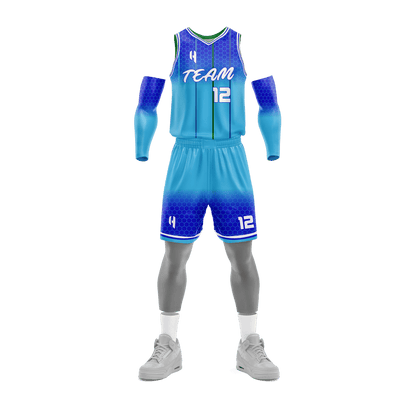 Custom KIDS Basketball Jersey and Shorts Set with Personalized Player Name, Number, and Team Name | HX234BS | Customize This!